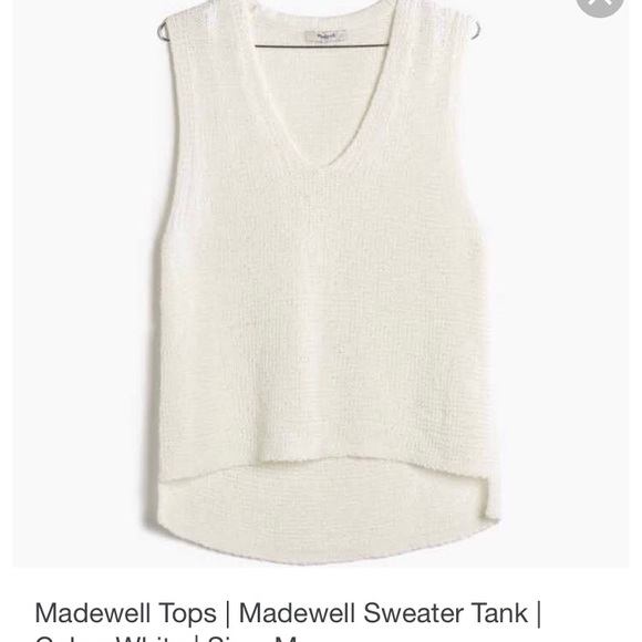 Madewell Stitchweave Sweater Tank - Picture 2 of 5